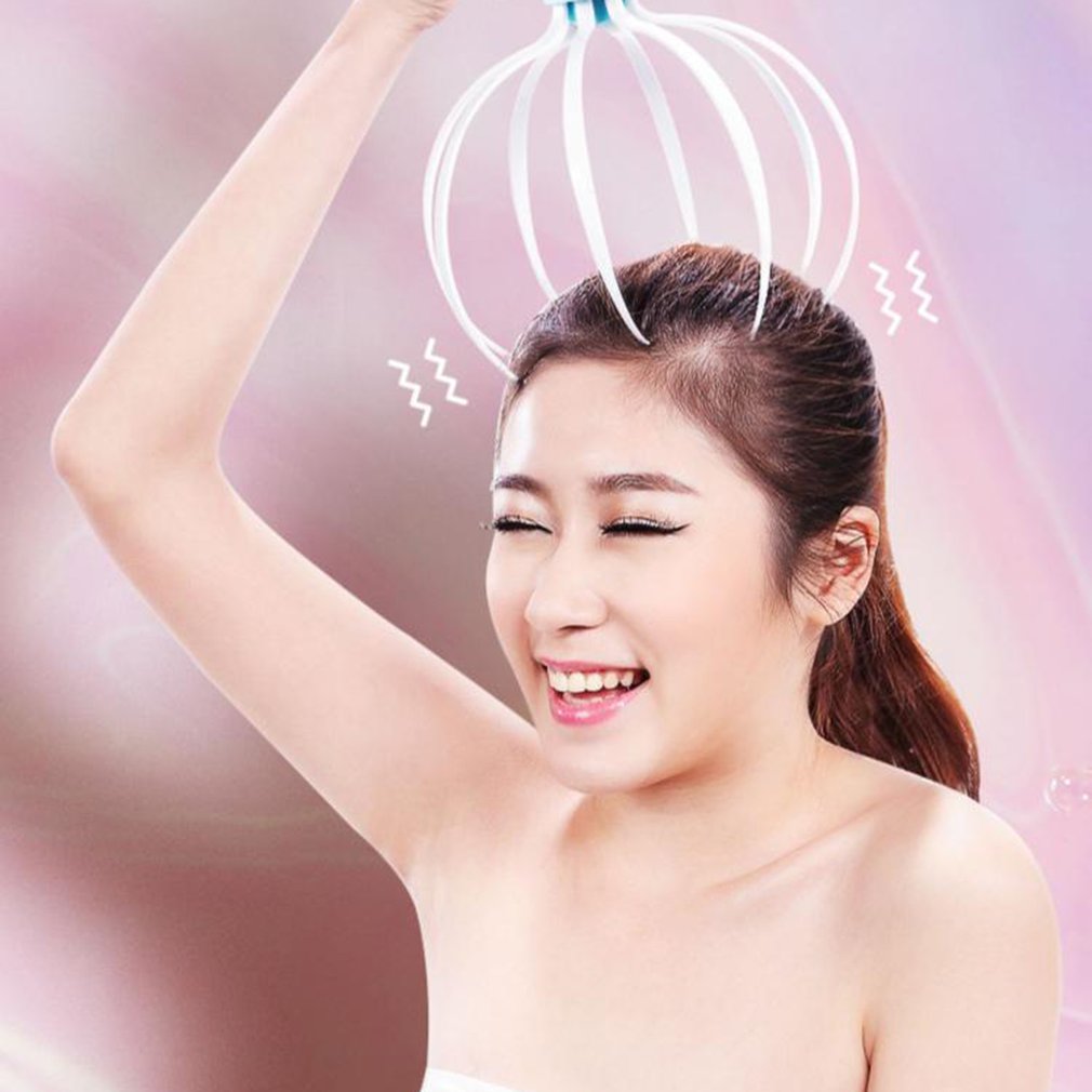 Head Massager Scalp Vibration Massage Eight Claw Electric Household Massager Head Massager Body Care